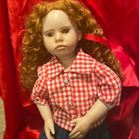 HANNAH ROSE, BY, KELLY RuBERT - VINTAGE - DANBURY MINT - 26 INCH - "TIME OUT" - Picture 1 of 9